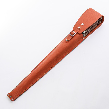 A set of skewers 670*12*3 mm in an orange leather case в Красноярске