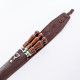 A set of skewers 670*12*3 mm in brown leather case в Красноярске