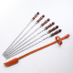 A set of skewers 670*12*3 mm in a leather quiver в Красноярске