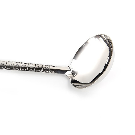 Stainless steel ladle 46,5 cm with wooden handle в Красноярске