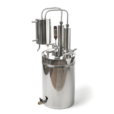 Cheap moonshine still kits "Gorilych" double distillation 10/35/t with CLAMP 1,5" and tap в Красноярске