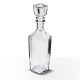 Бутылка (штоф) "Элегант" стеклянная 0,5 литра с пробкой  в Красноярске