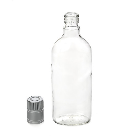 Bottle "Flask" 0.5 liter with gual stopper в Красноярске